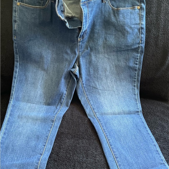 Women Within Women’s Blue Denim Jeans - Picture 3 of 8